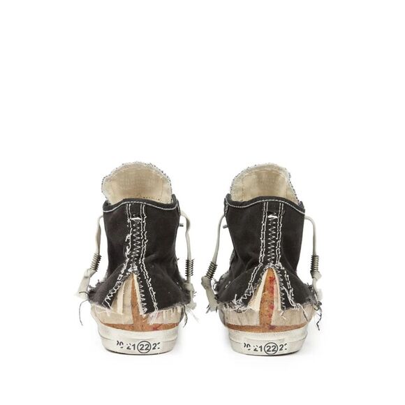 Maison Margiela Women High-Top Sneakers With A Worn-Look Finish